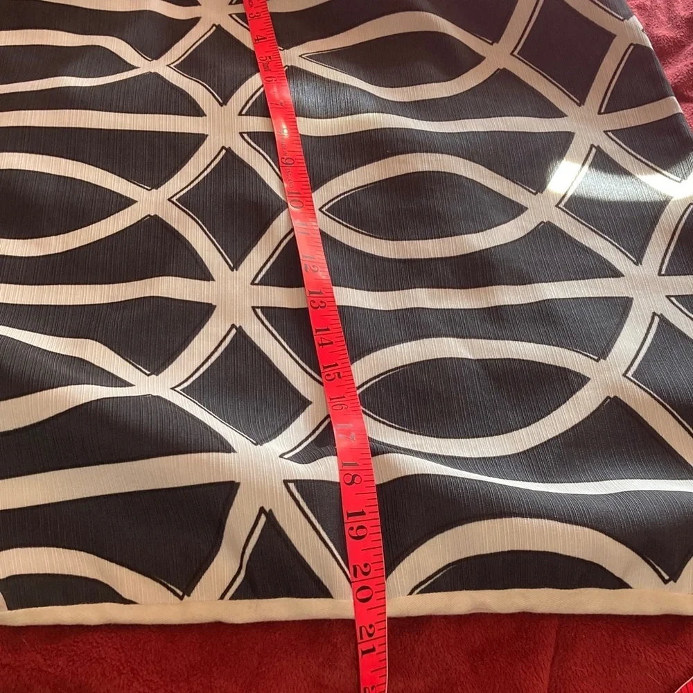 Modern Black and White Pillow Cover pair